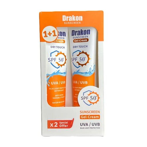 Drakon Sunscreen Cream Gel 60GM (1+1)