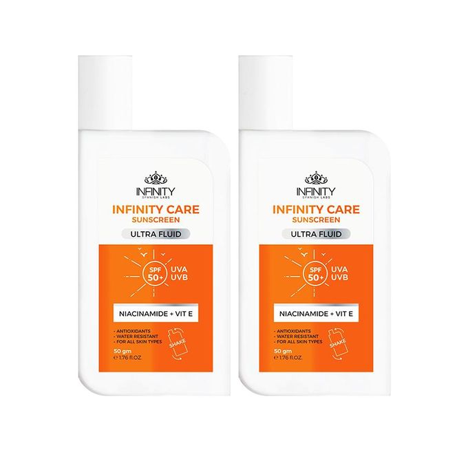 Infinity Sunscreen Ultra Fluid Spf+50 (1+1) 50G