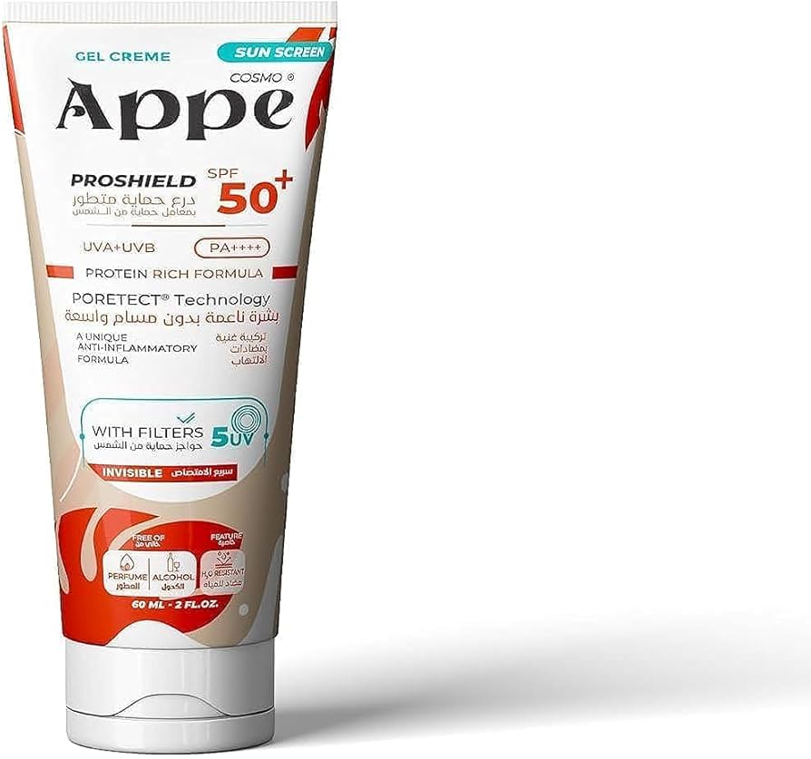 Cosmo Appe Gel Sunscreen Spf 50+ 60 Ml