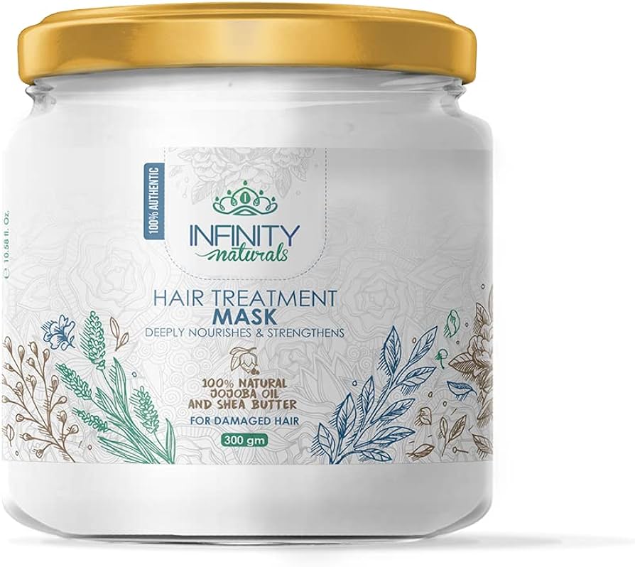 Infinity Natural Hair Mask With Jojoba Oil & Shea Butter 330Ml