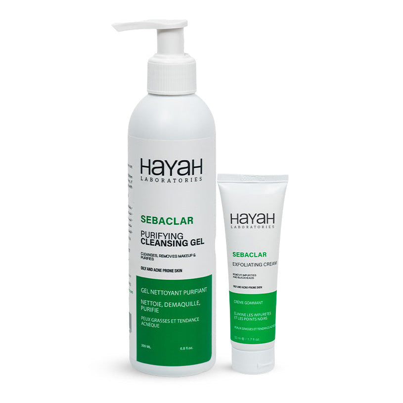 Sebaclar Box (Cleanser 200Ml + Exfoliating Cream 200Ml)