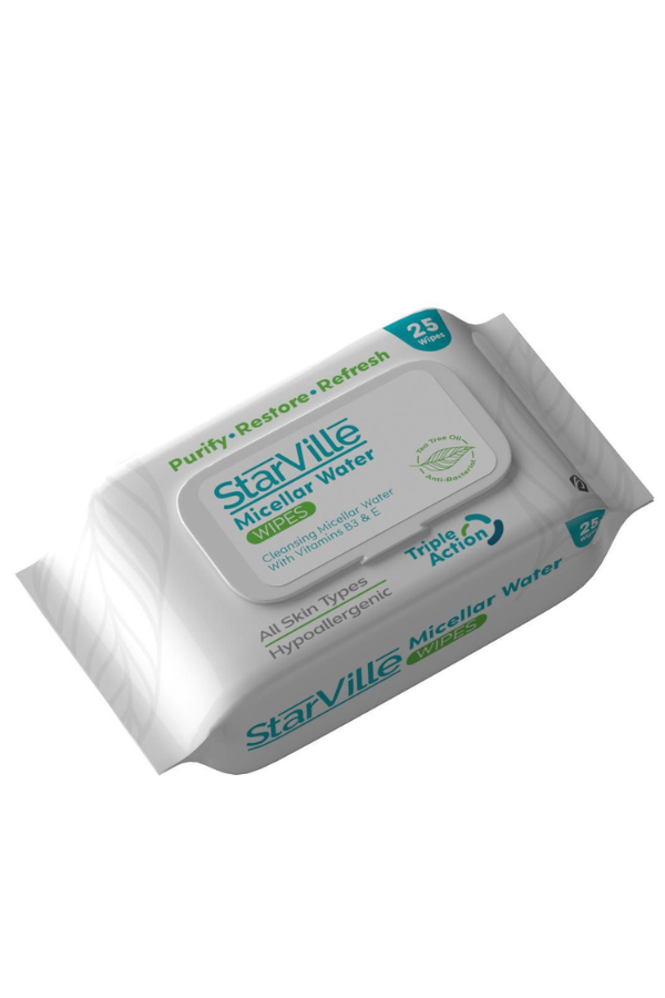 Starville Micellar Water 25 Wipes