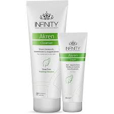 Akren Cleanser 250ML + Akren Cream 60GM