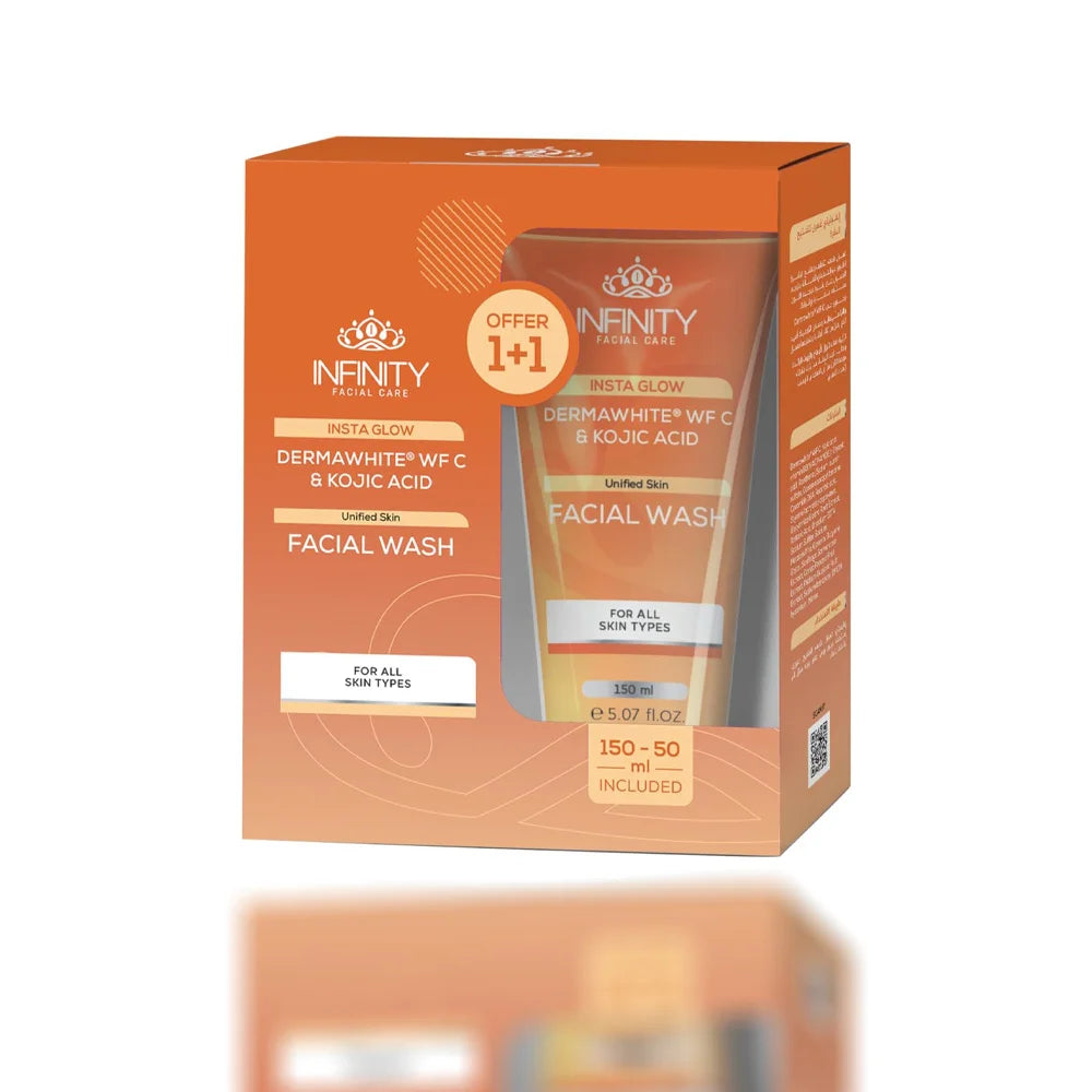 Infinity Insta Glow Facial Wash 150+50M Offer