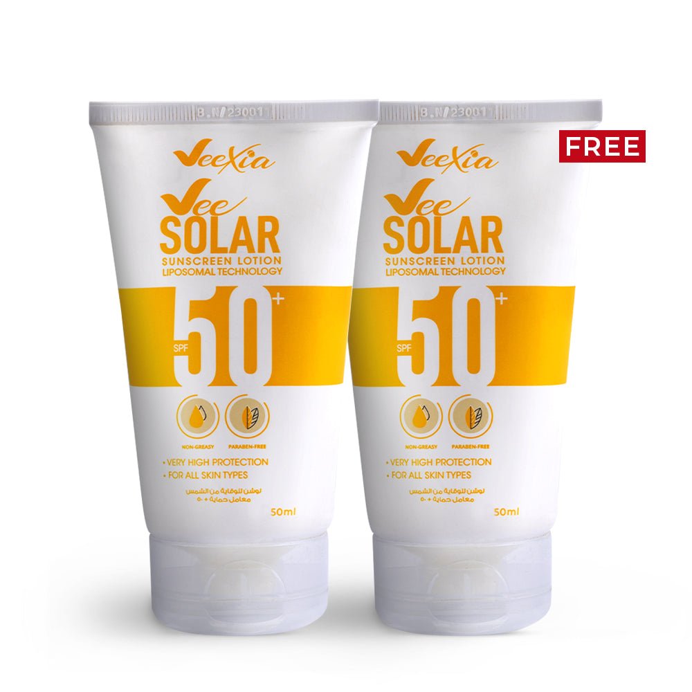 Vee Solar Sun Screen Lotion 50 Ml Spf +50(1+1Offer)@